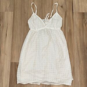 Hollister white baby dress
